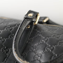 Gucci Leather Duffle Black