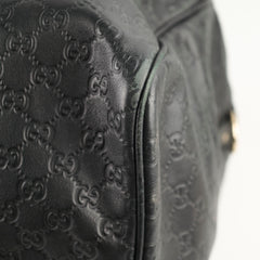 Gucci Leather Duffle Black