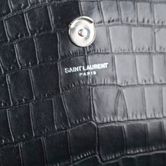 Saint Laurent Kate Medium Tassel Embossed Black