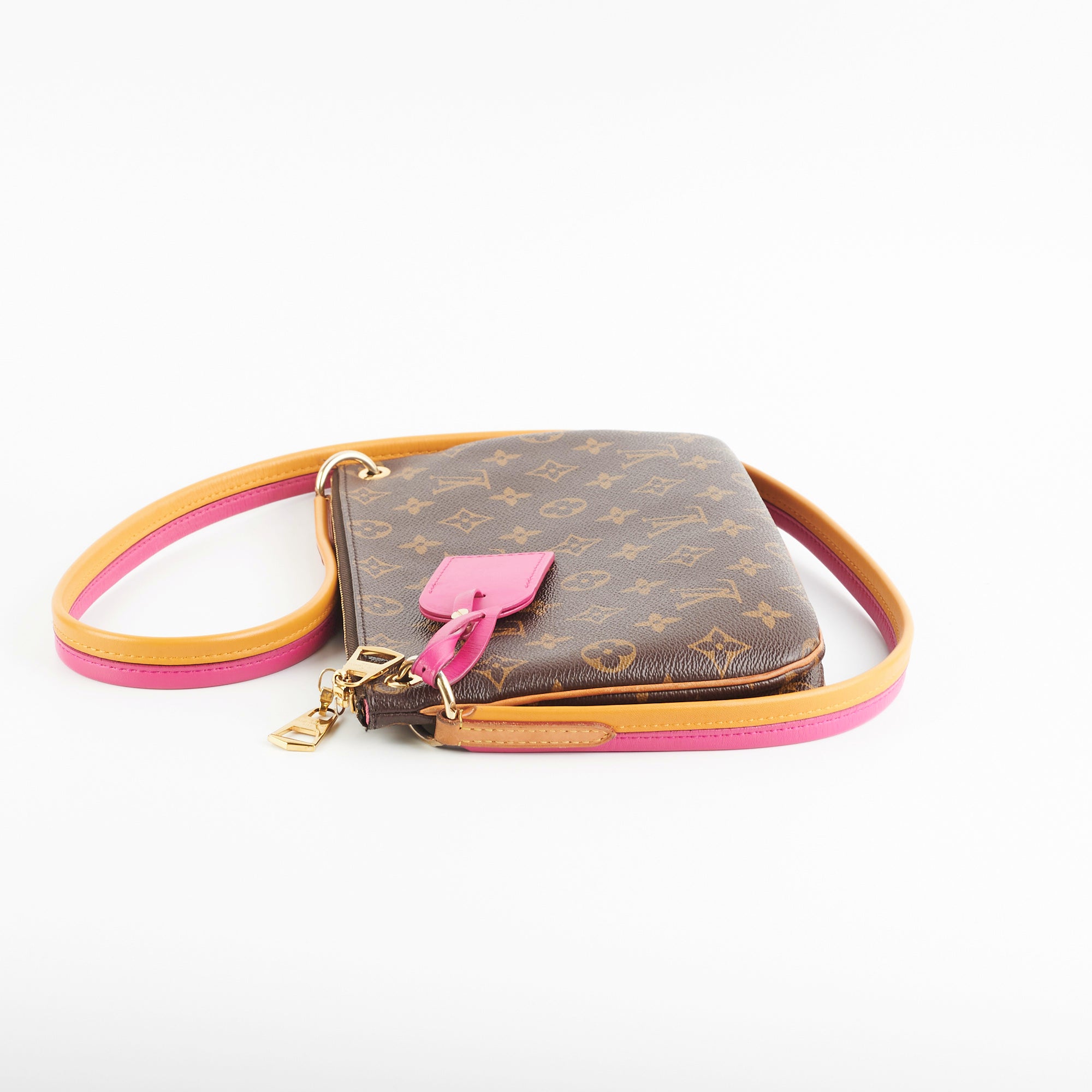 LOUIS VUITTON M44053 Loretta Shoulder Bag Brown/pink/yellow