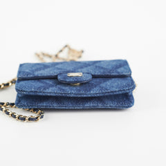 Chanel Mini Denim Belt Bag -Microchipped