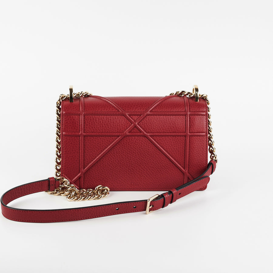 Dior Mini Saddle Bag Burgundy - THE PURSE AFFAIR