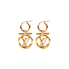 LOUIS VUITTON 2022 Baby Louise Drop Gold Tone Earrings – Fashion