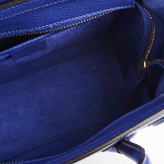 Celine Nano Luggage Blue Bag