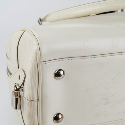 Louis Vuitton Cream Epi Bowling Bag - THE PURSE AFFAIR