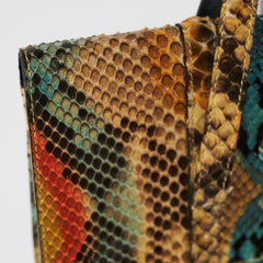 Chanel Multicolour Python Handstasche