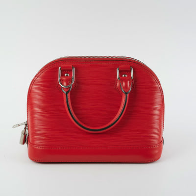 Louis Vuitton Alma BB Red - THE PURSE AFFAIR