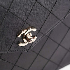 ITEM 31 - Chanel Vintage Square Black Top Handle Bag