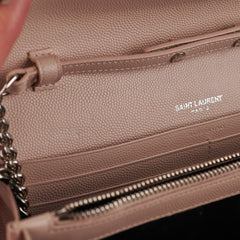 Saint Laurent Envelope Pink Wallet On Chain WOC