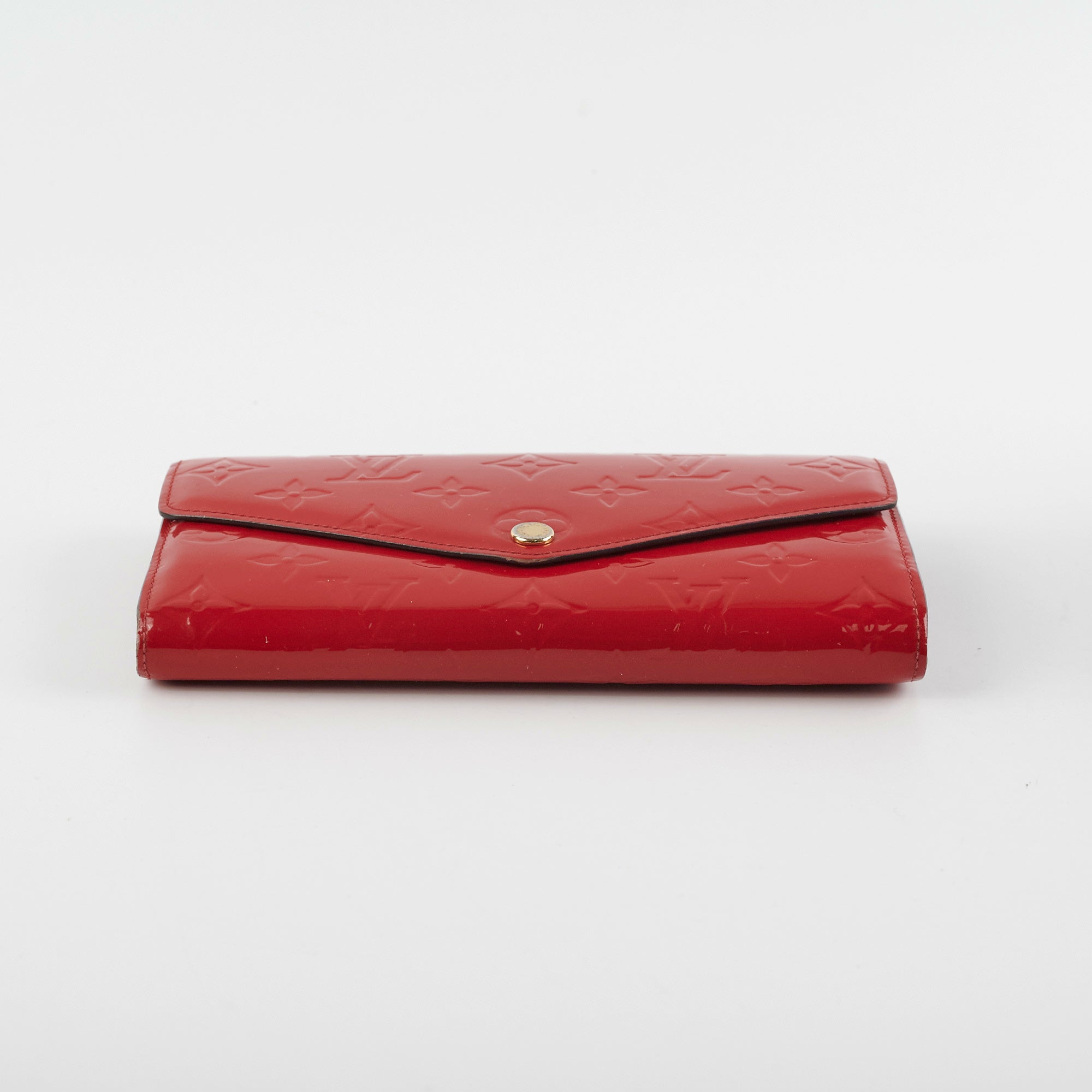 Louis Vuitton Long Wallet Patent Red - THE PURSE AFFAIR