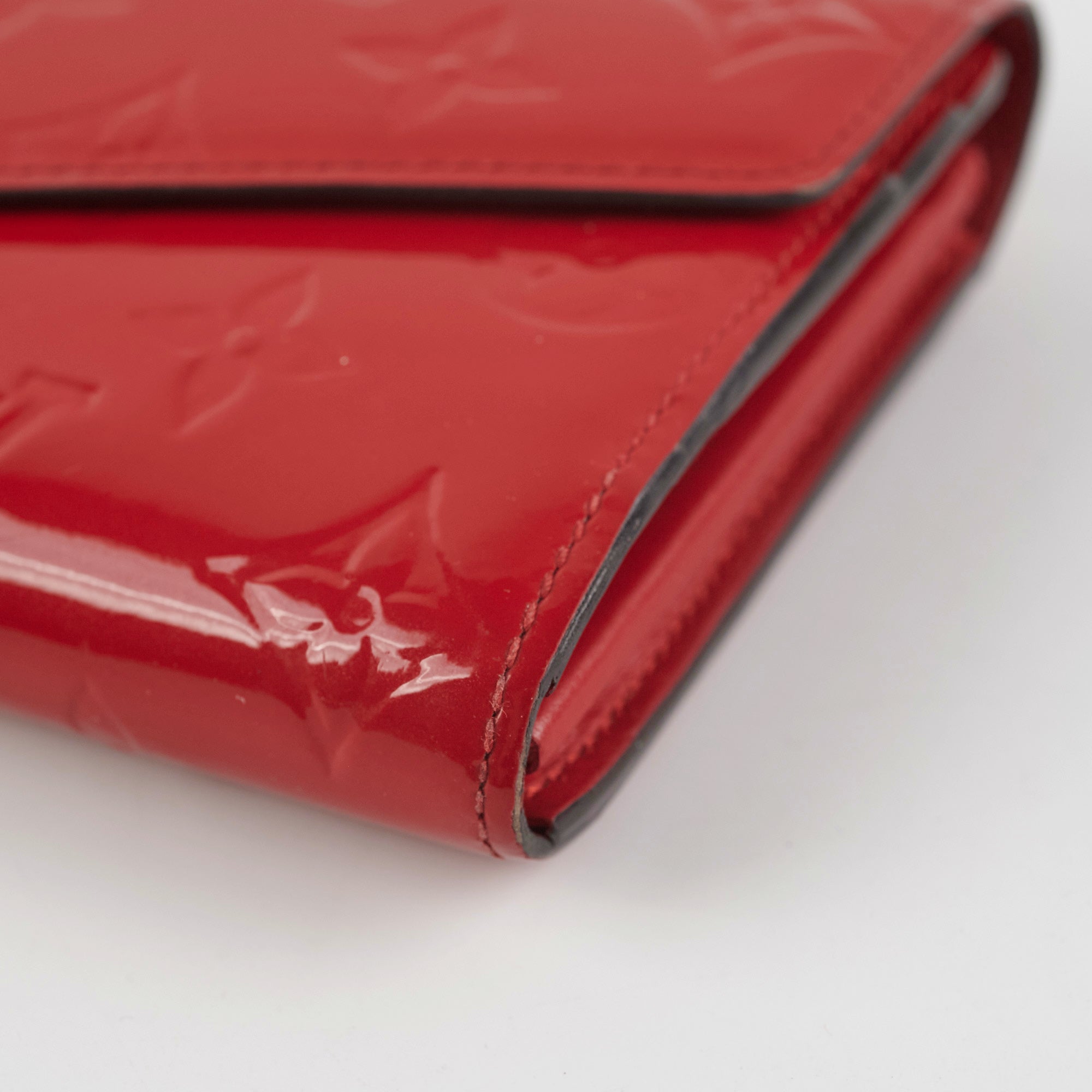 Louis Vuitton Long Wallet Patent Red - THE PURSE AFFAIR