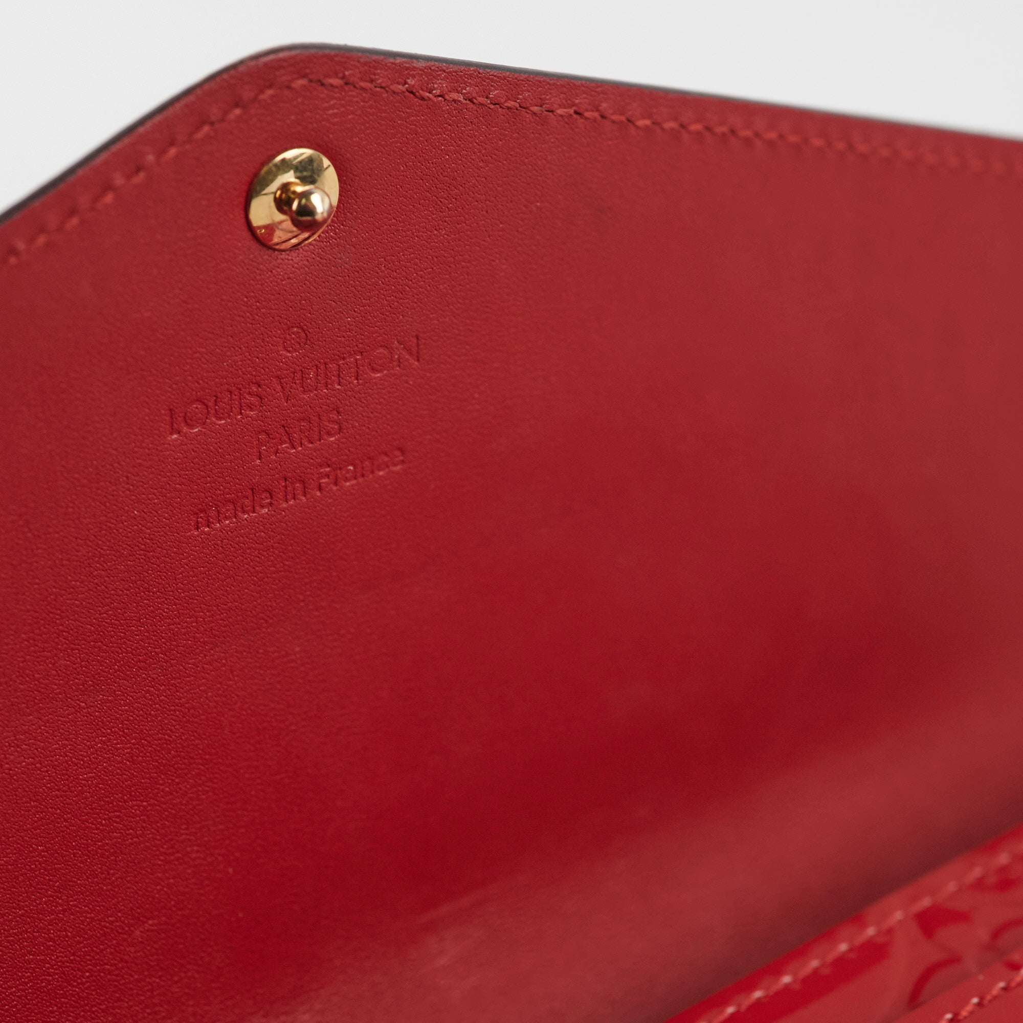 Louis Vuitton Long Wallet Patent Red - THE PURSE AFFAIR