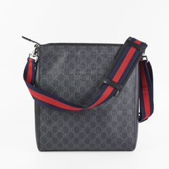 Gucci Black Messenger Monogram Shoulder Bag