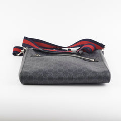 Gucci Black Messenger Monogram Shoulder Bag