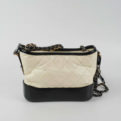 Chanel Small White Gabrielle Lambskin Bag