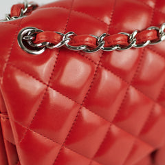 Chanel Jumbo Double Flap Red