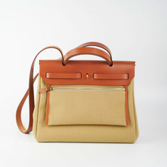 Hermes Herbag 31 Poussiere/Fauve Y stamp