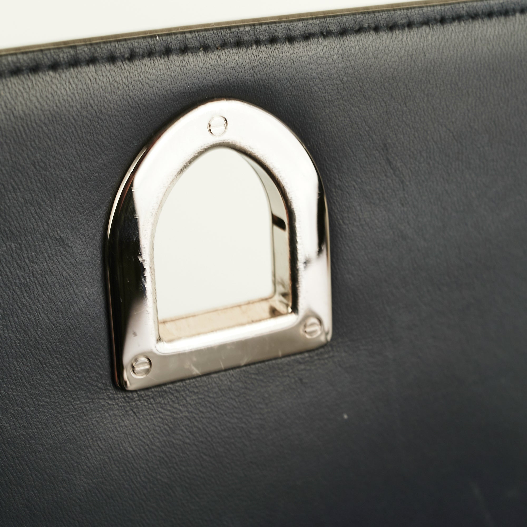 tas shoulder-bag Christian Dior Silver Diorama Shoulder Bag