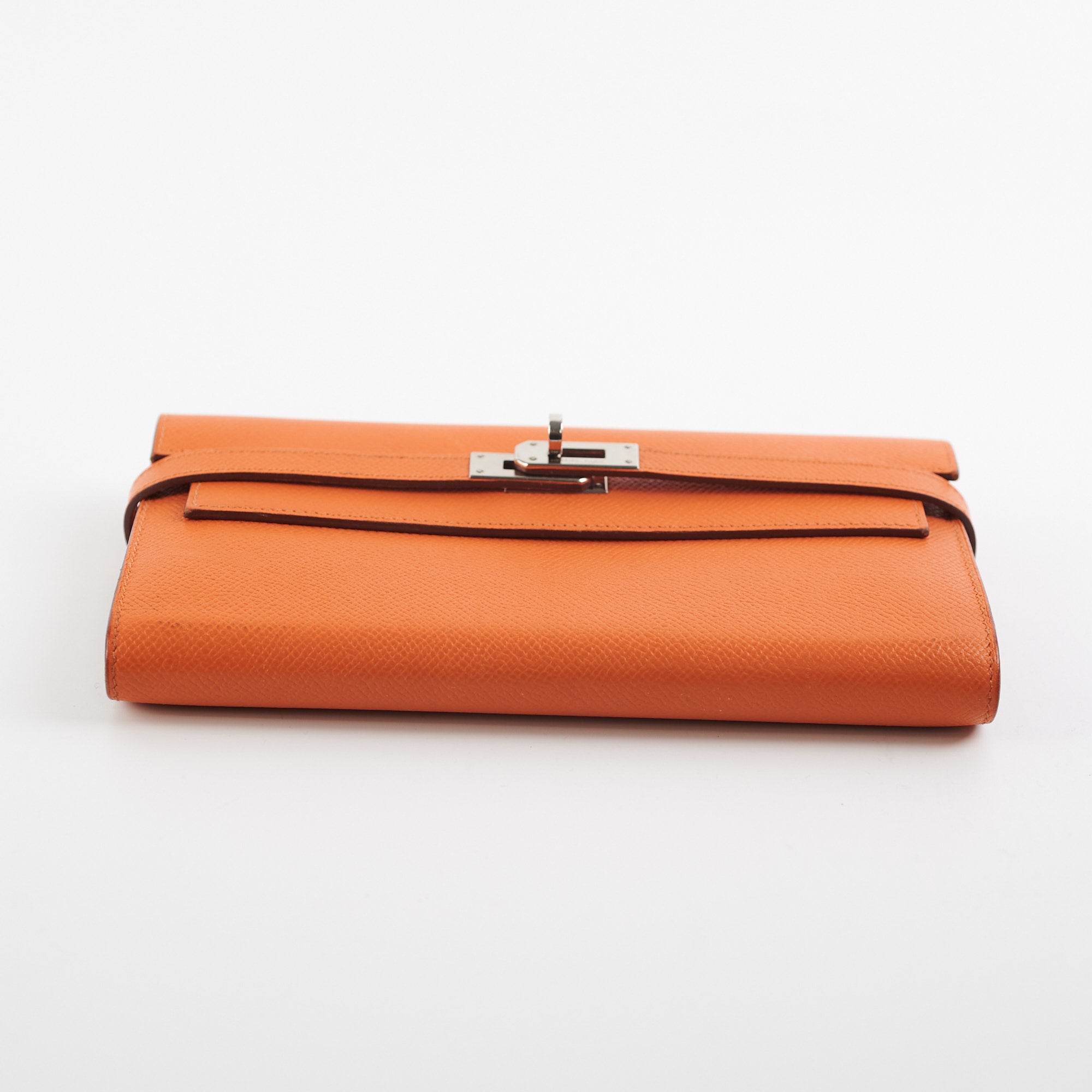 Hermes Orange Kelly Wallet - THE PURSE AFFAIR