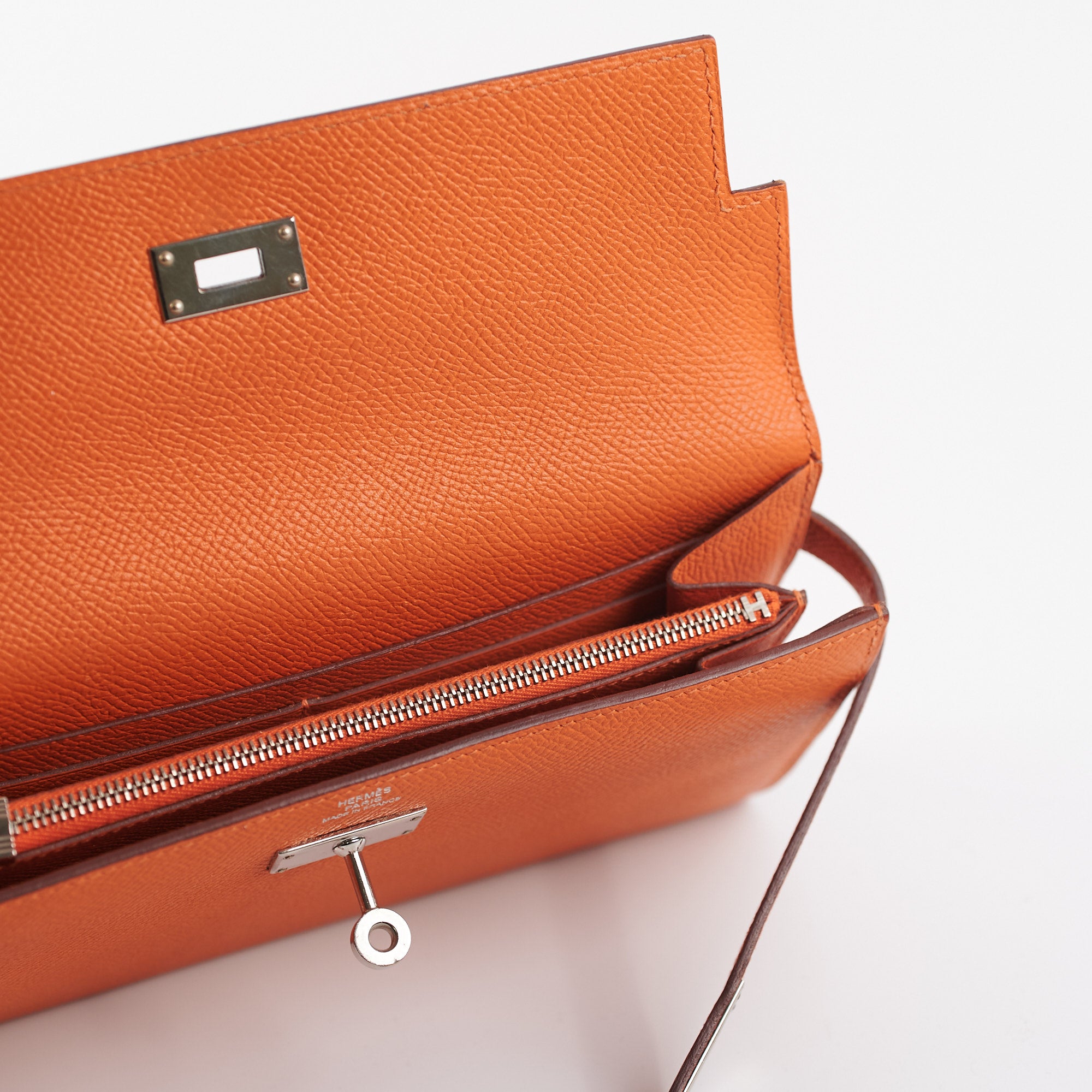 Hermes Orange Kelly Wallet - THE PURSE AFFAIR