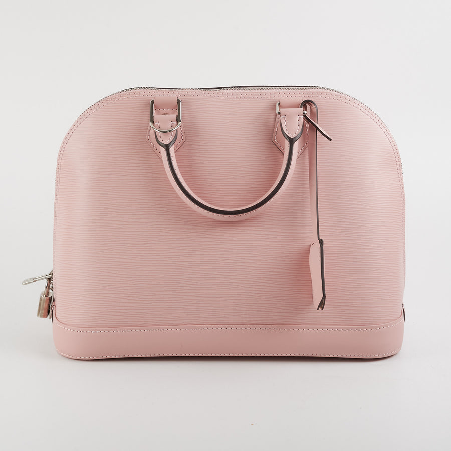 Louis Vuitton Alma BB Pink Vernis Crossbody Bag - THE PURSE AFFAIR