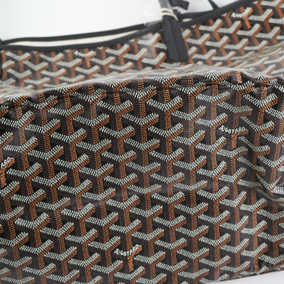 Goyard Saint Louis tote GM Black/Tan - THE PURSE AFFAIR