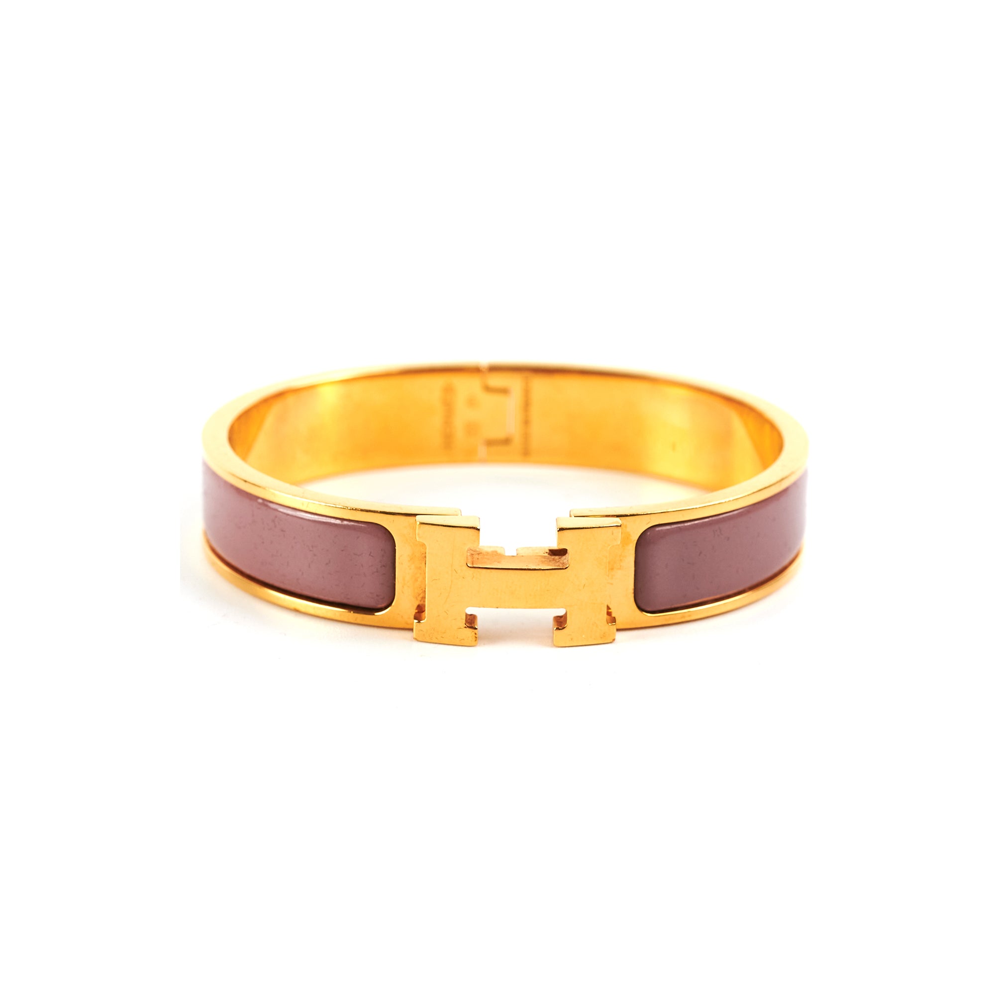 Shopbop x Vivrelle Hermes Clic H Bracelet Size PM