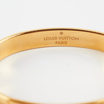 Bracelet nanogram en cuir Louis Vuitton Marron en Cuir - 31184084