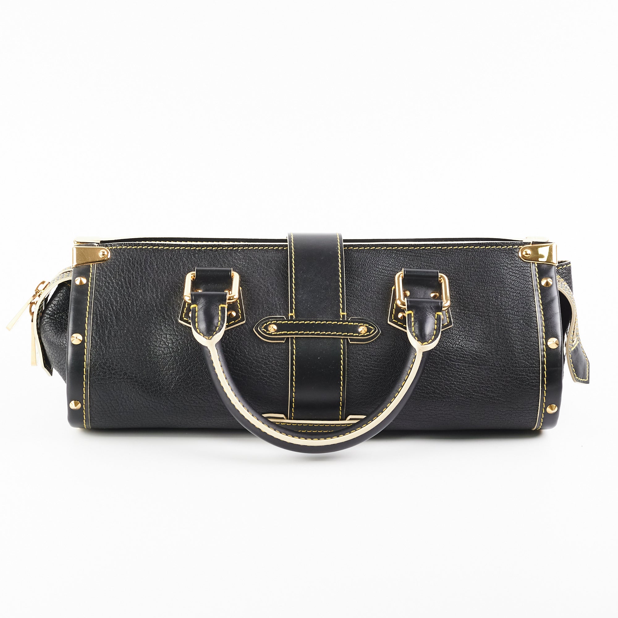 Louis Vuitton Suhali L'epanoui Handbag Leather PM Black 1848994