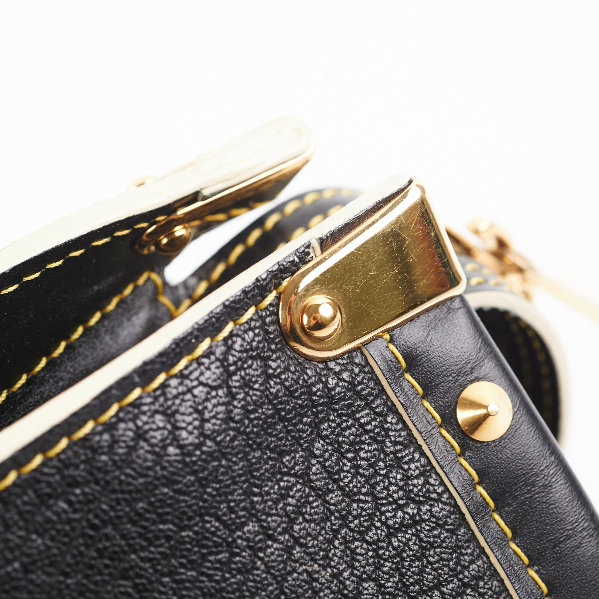 Louis Vuitton Suhali L'epanoui Handbag Leather PM Black 1848994