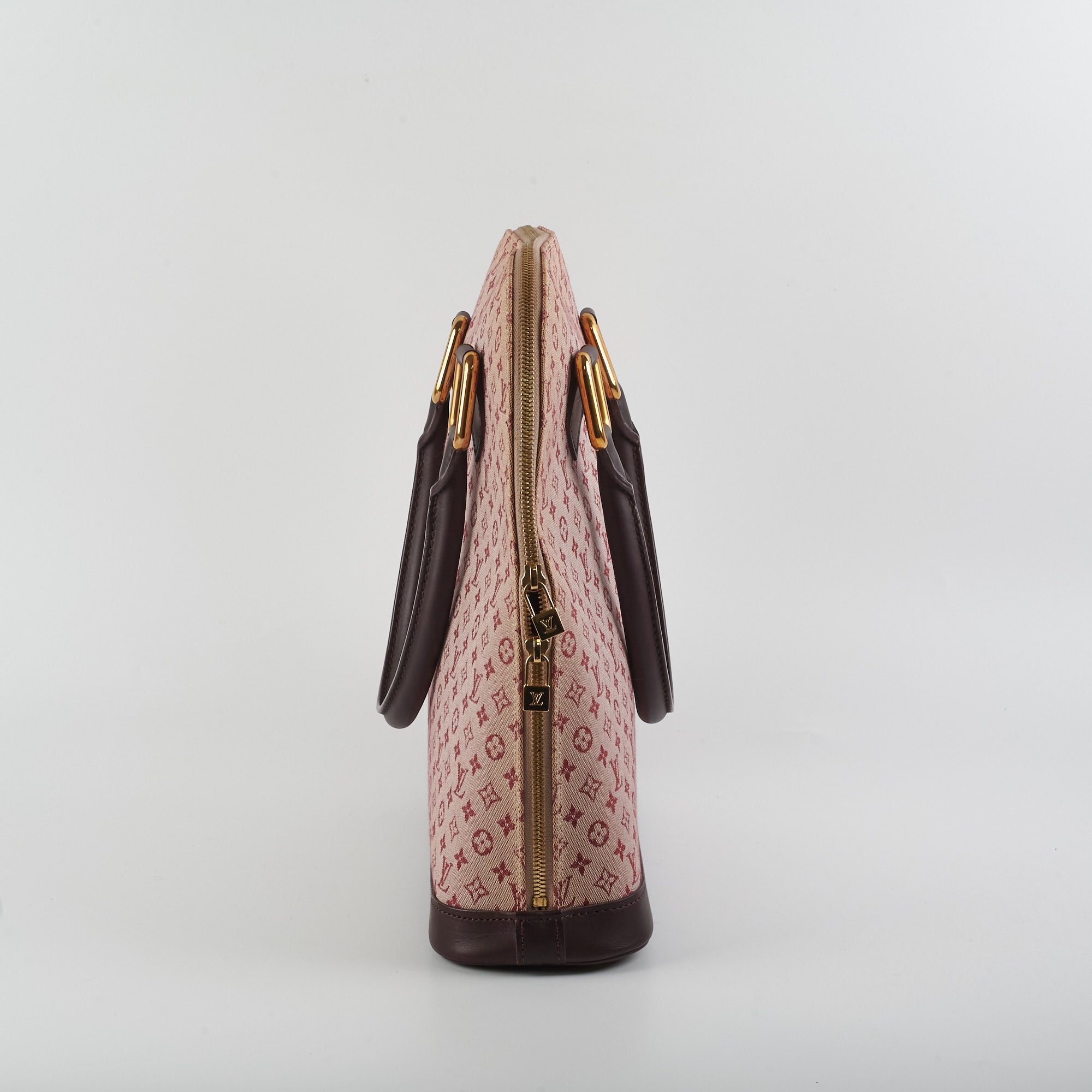 Louis Vuitton Burgundy Monogram Mini Lin Alma Haut Tall Dome Bag 3LV10 –  Bagriculture