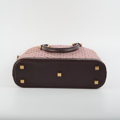 Louis Vuitton Mini Lin Alma Haute Burgundy Monogram - THE PURSE AFFAIR