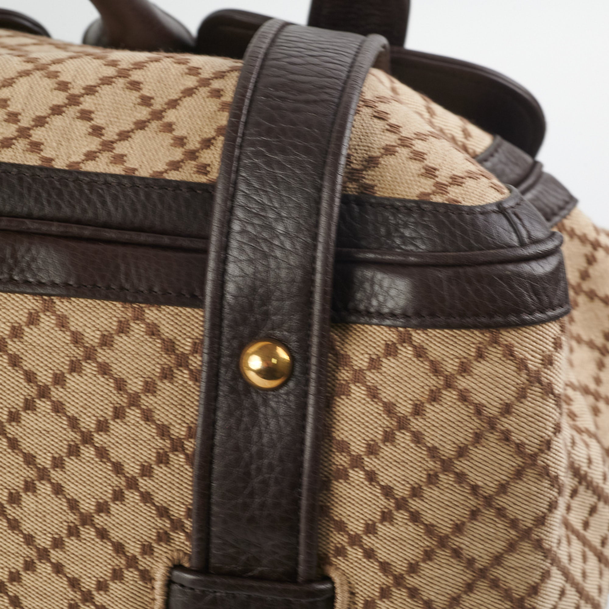 Gucci Boston Diamante Brown Bag - THE PURSE AFFAIR