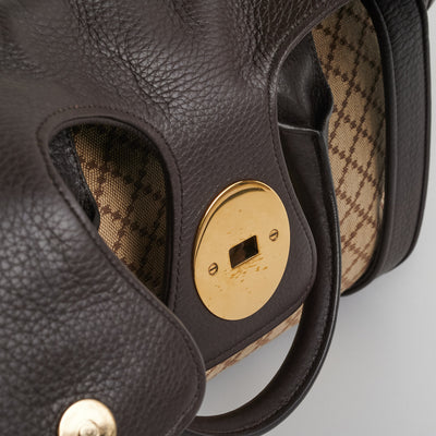 Gucci Boston Diamante Brown Bag - THE PURSE AFFAIR