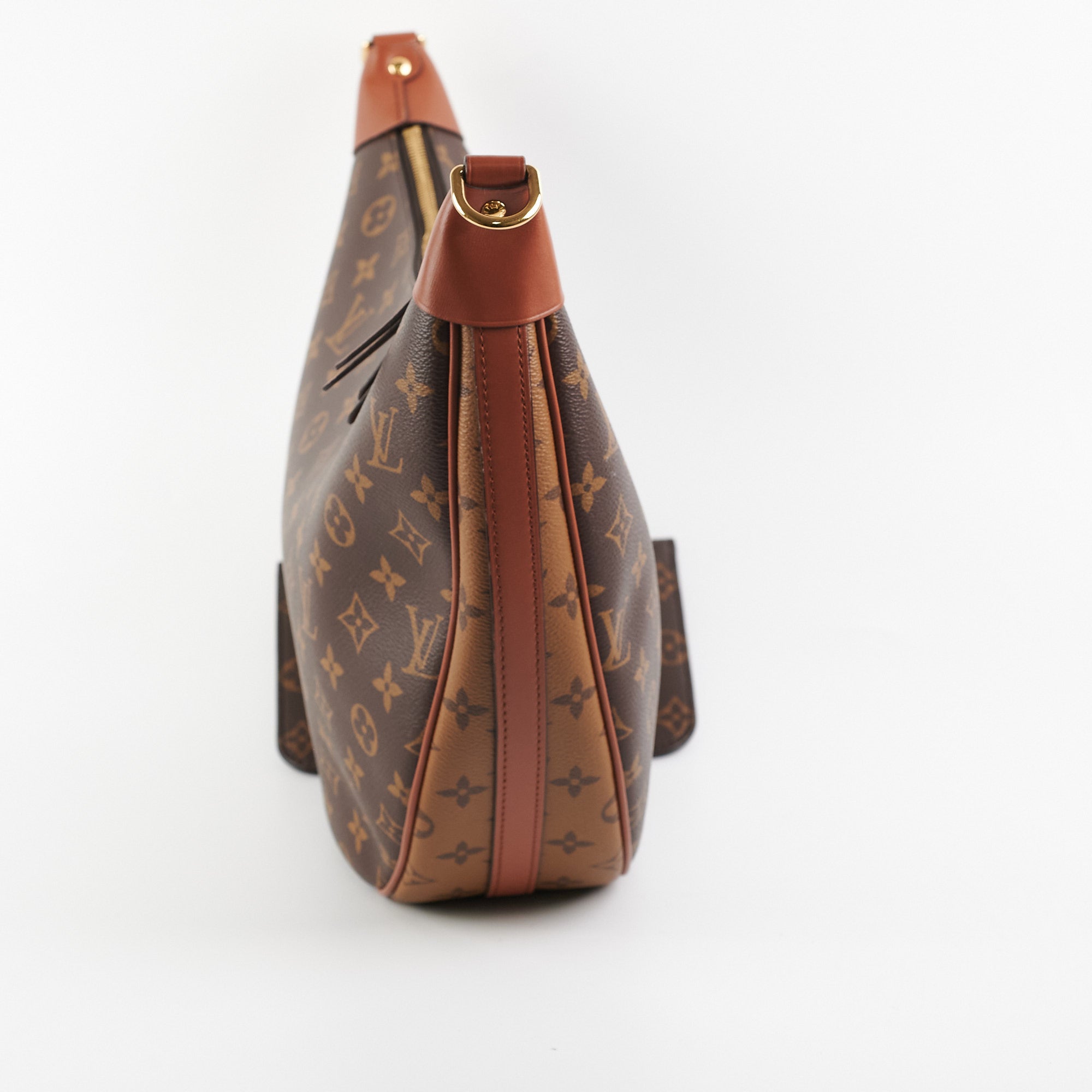 Louis Vuitton LV Loop Hobo bag monogram reverse Brown ref.630467