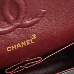 Chanel Vintage Classic Medium/Large 24K Gold Black