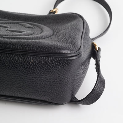 Gucci Soho Disco Crossbody Bag Black - THE PURSE AFFAIR