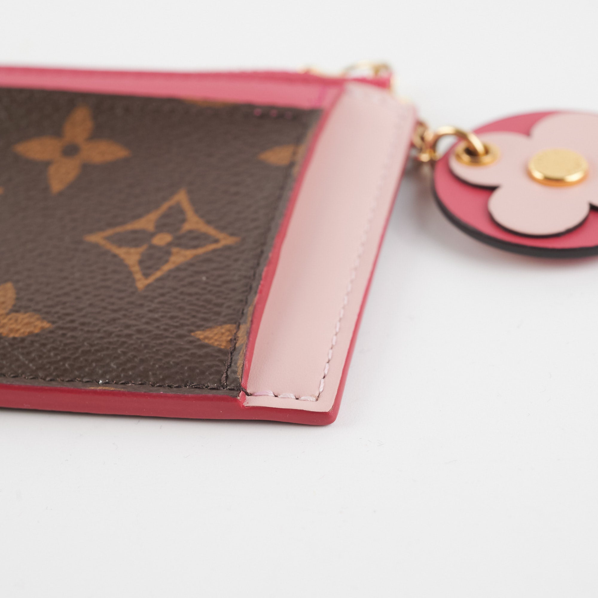 Louis Vuitton Pink Monogram Card Holder - LVLENKA Luxury Consignment