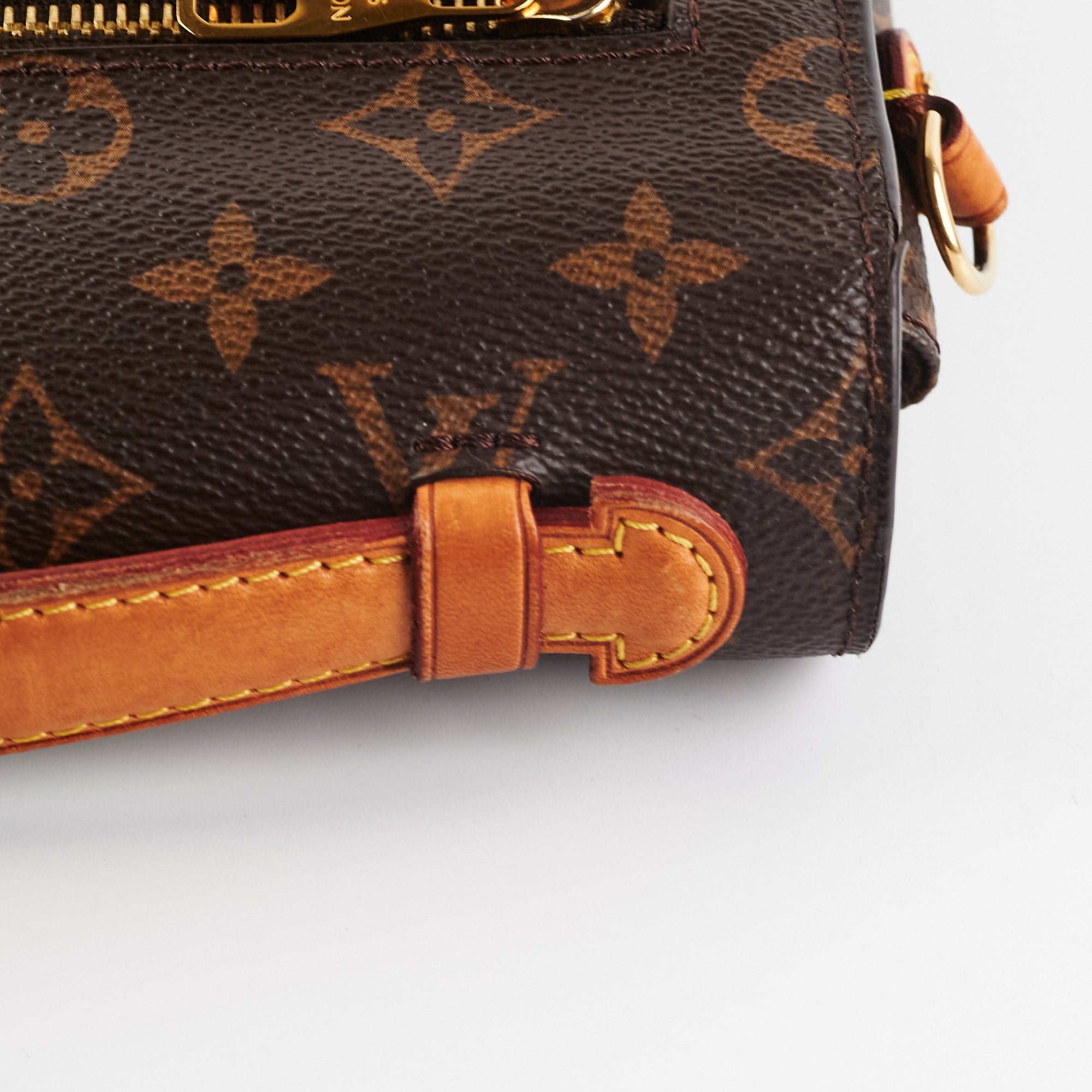 Louis Vuitton Top Handle Bag Monogram/Noir - THE PURSE AFFAIR