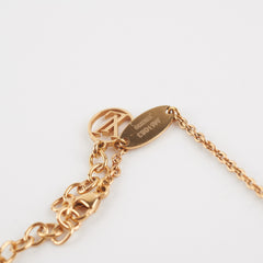 Louis Vuitton Essential V Gold Necklace