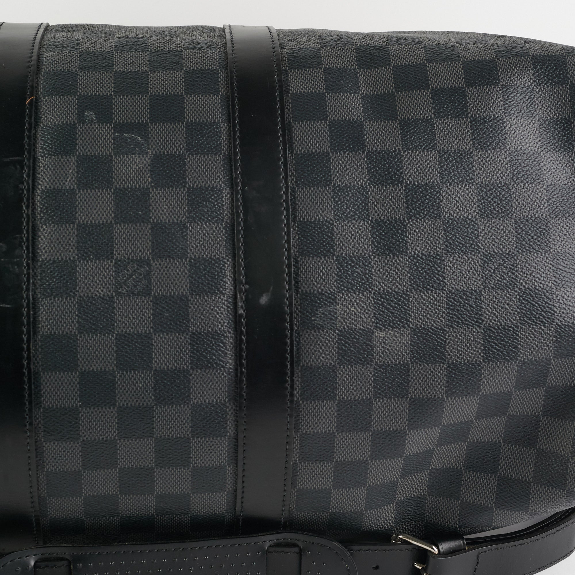 Louis Vuitton Keepall Bandouliere Bag Damier Graphite 45 at 1stDibs