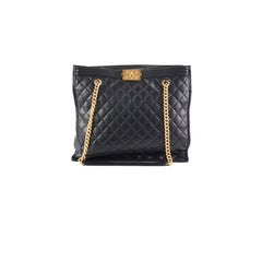 Chanel Boy Tote Bag Black