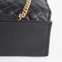 Chanel Boy Tote Bag Black