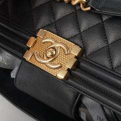 Chanel Boy Tote Bag Black