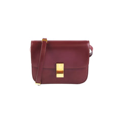 Celine Box Medium Burgundy