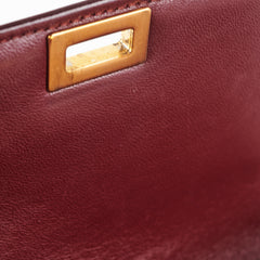 Celine Box Medium Burgundy