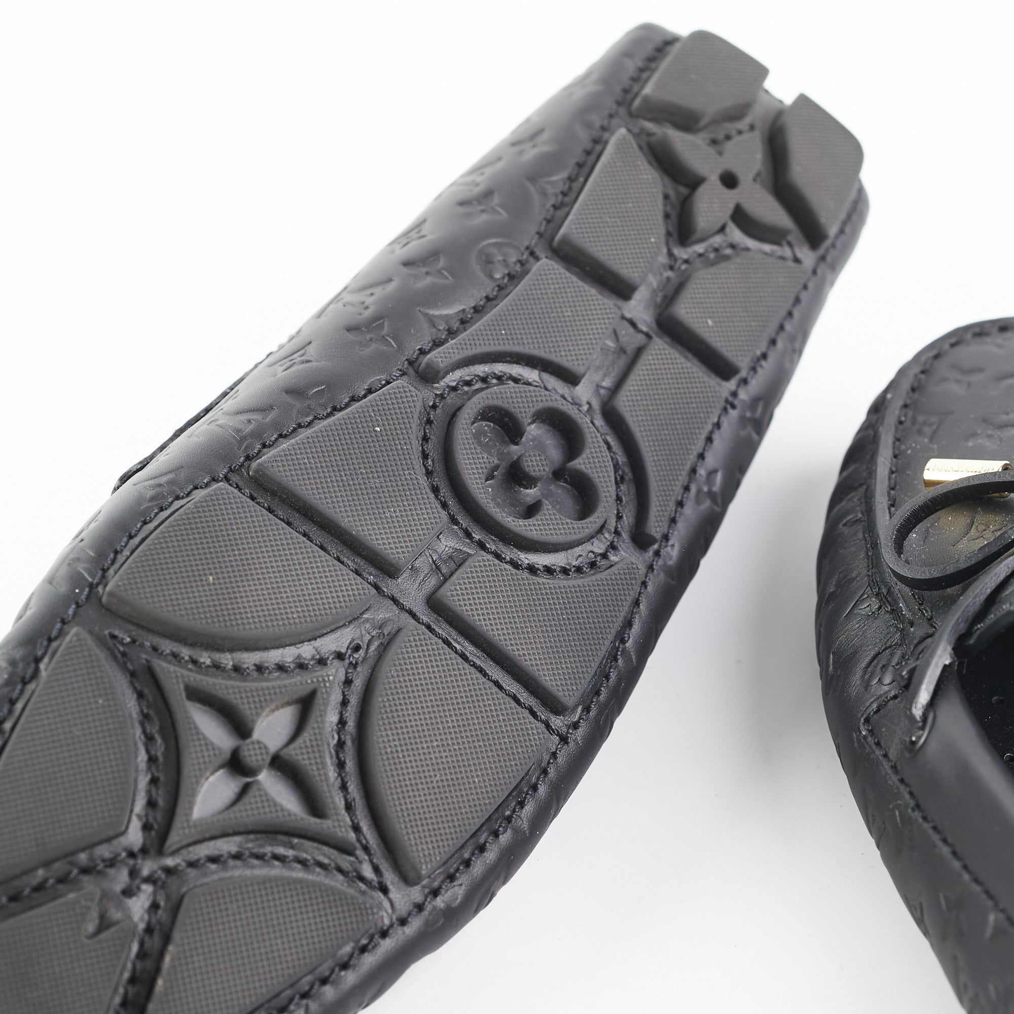 Louis Vuitton Gloria Flat Loafers Black (Size 38) - THE PURSE AFFAIR