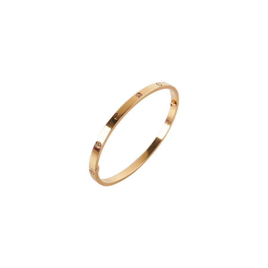 Louis Vuitton Farandole Monogram Bangle Bracelet Rose Pink Gold