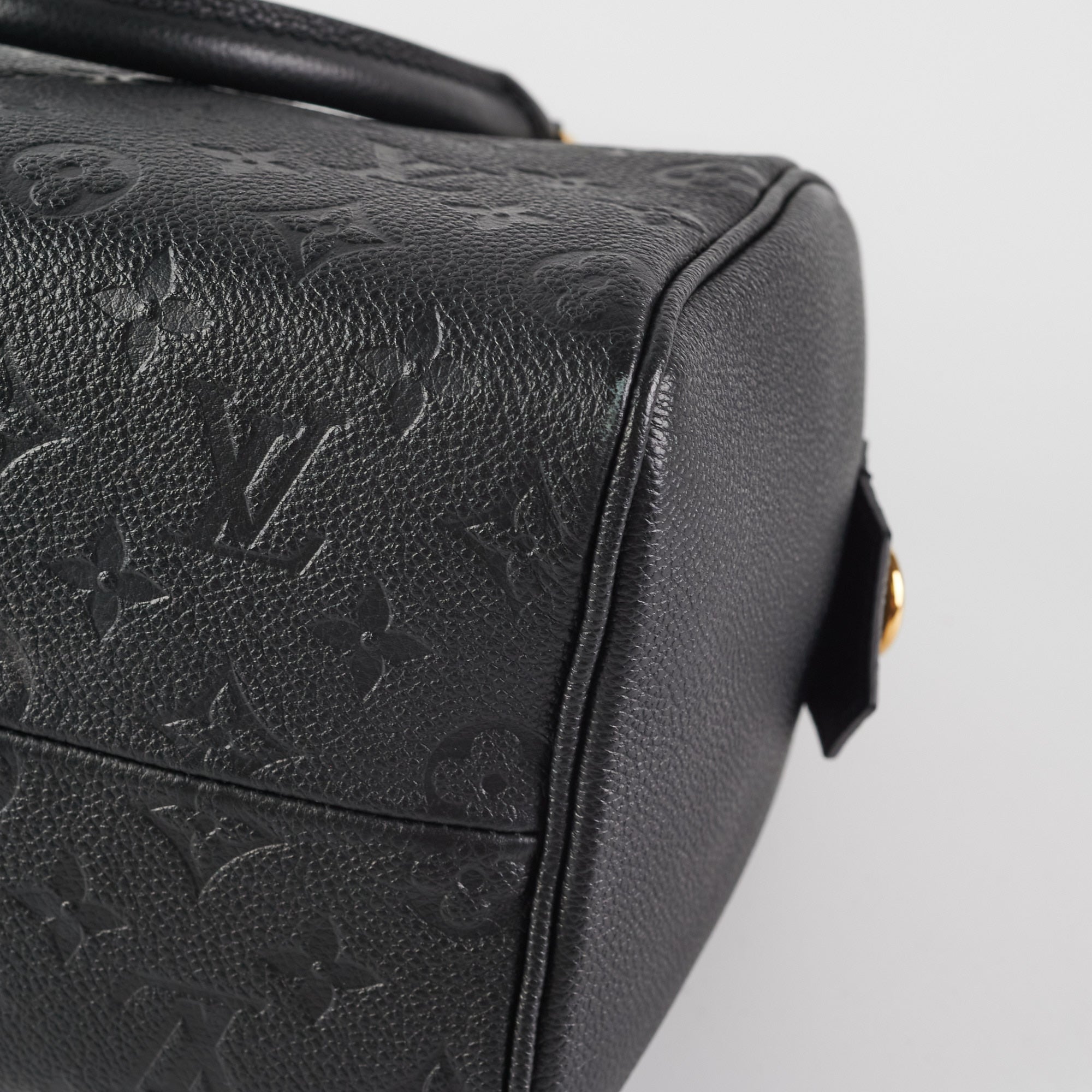 M46736 Louis Vuitton Speedy Bandouliere 25 Black Monogram Empreinte grained  cowhide leather – Louis Vuitton Outlet USA