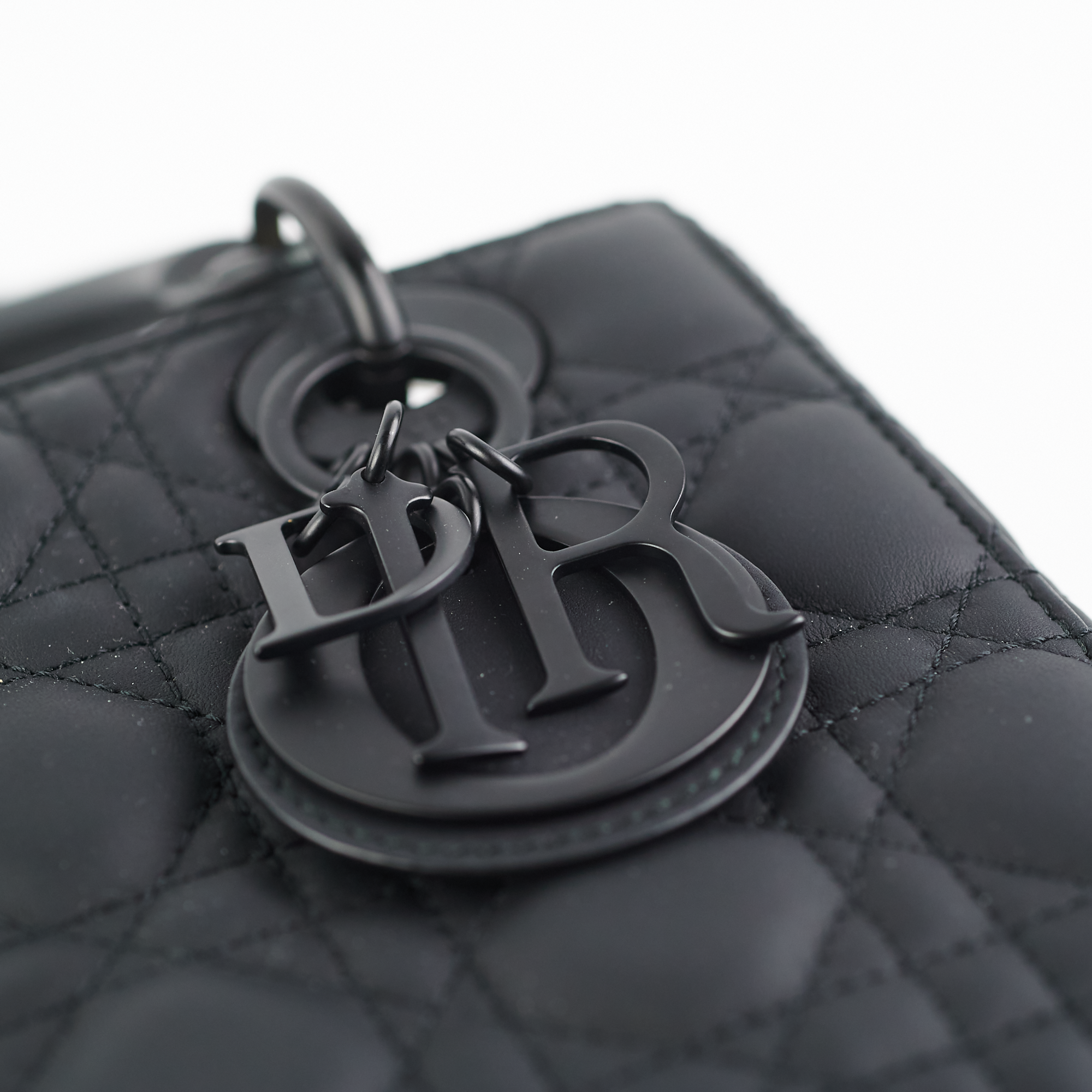 Dior Small Lady Dior Matte Black - The Purse Affair